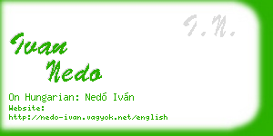 ivan nedo business card